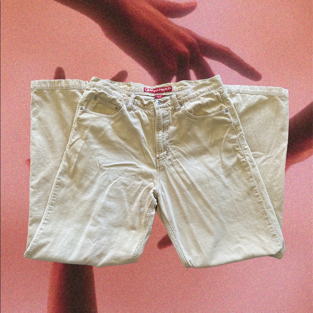 Cream vintage corduroy pants